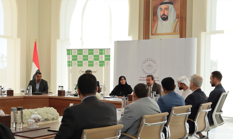 The official launch event was attended by Professor Najwa Al-Hosani, University Chancellor